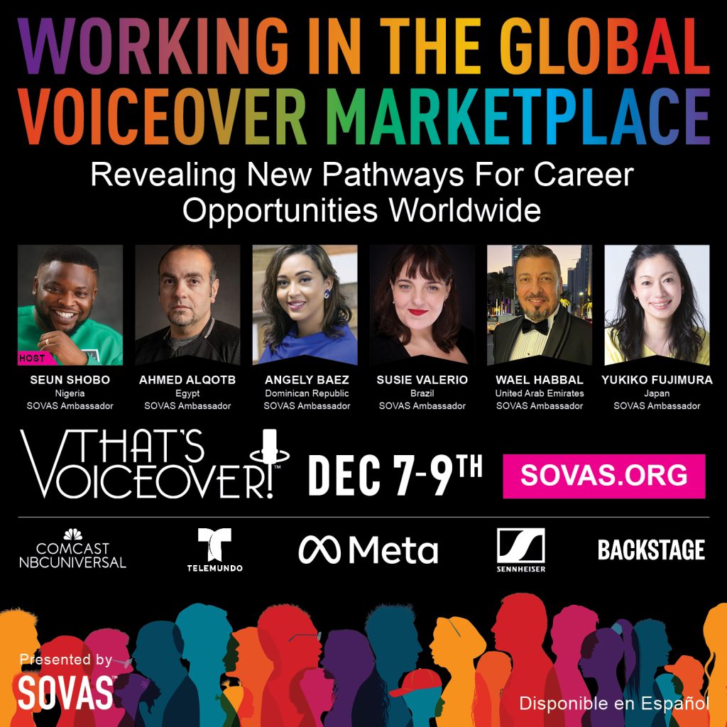 That's voiceover career expo